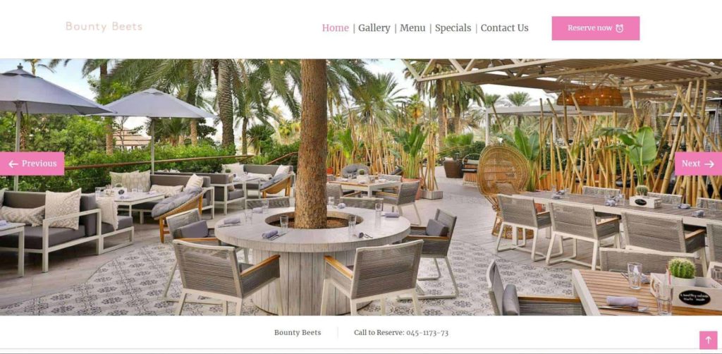 Bounty Beets Homepage