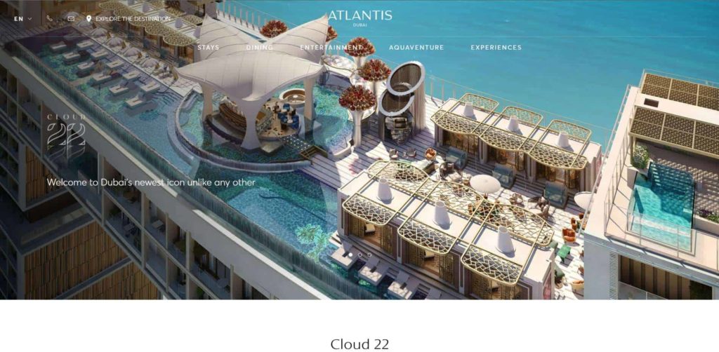 Cloud 22 - Dubai Atlantis, The Royal