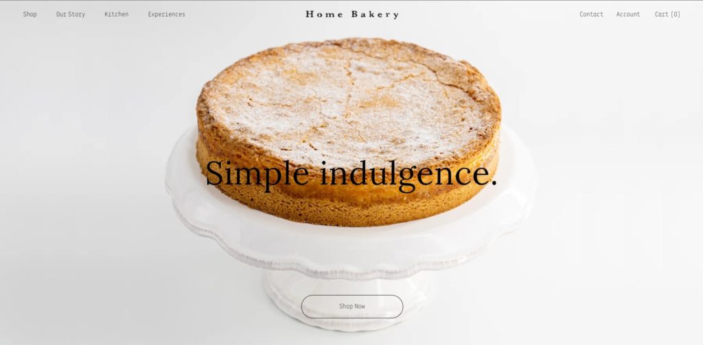 Home Bakery's Homepage