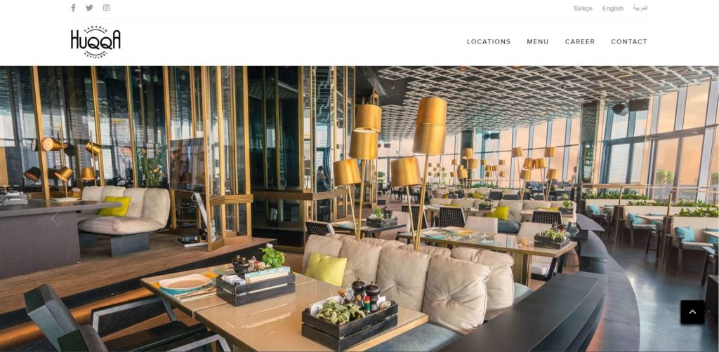 Huqqa Restaurant's Homepage