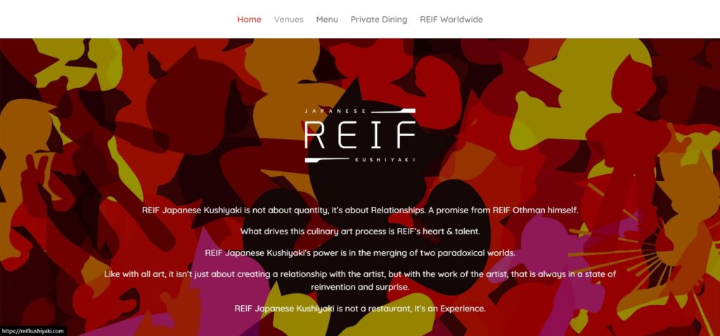 Reif Kushiyaki's Homepage