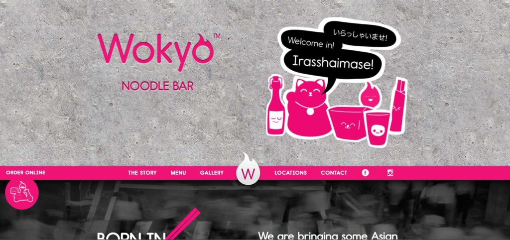 Wokyo Noodle Bar's Homepage