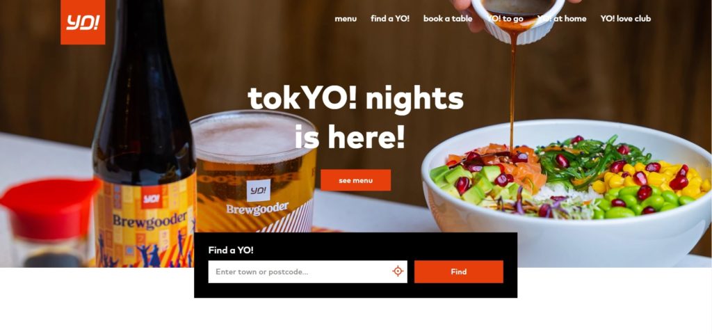 Yo! Sushi's Homepage