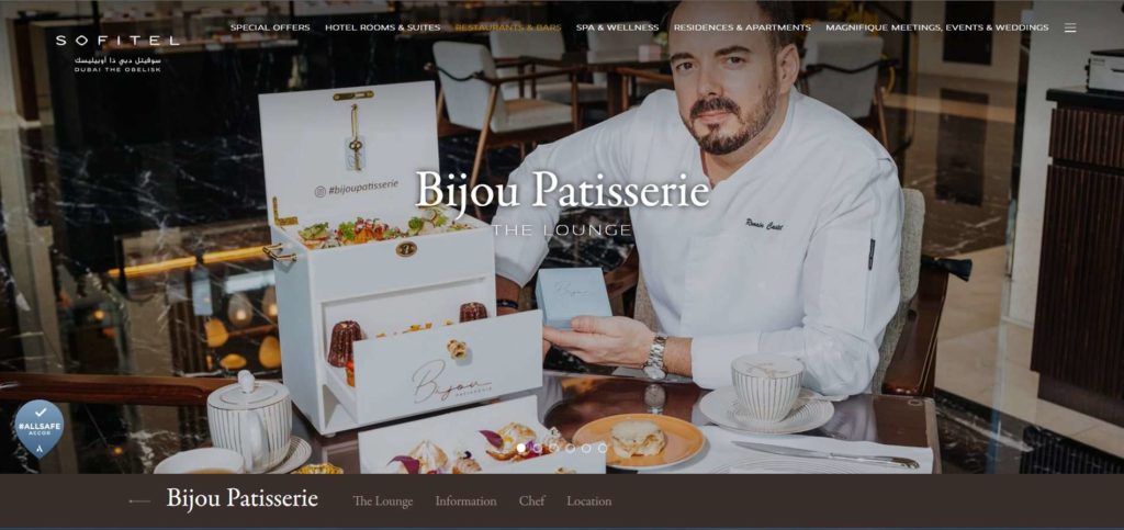Bijou Patisserie's Homepage