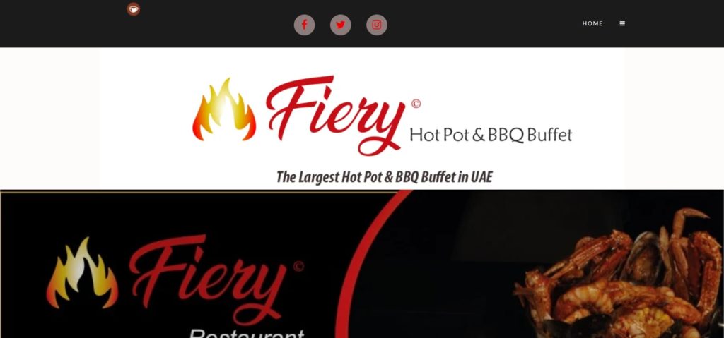 Fiery Hot Spot Restaurant's Homepage