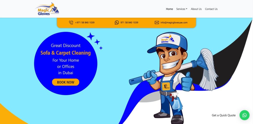 Magic Gloves Homepage