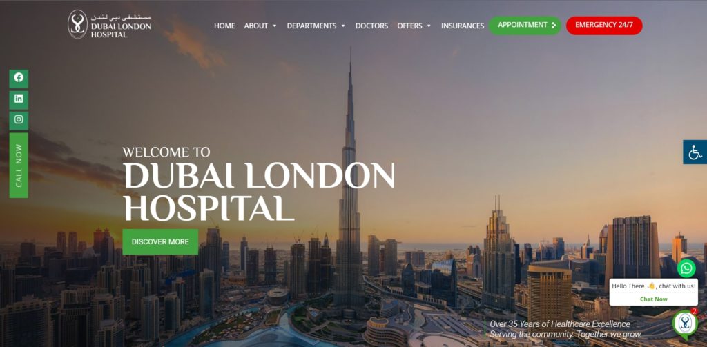 Dr. Hamwi - Dubai London Hospital's Homepage