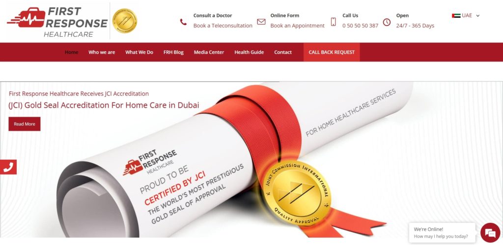 Dr. Thanga - First Response Healthcare's Homepage