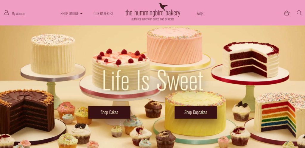 The Hummingbird Bakery's Homepage
