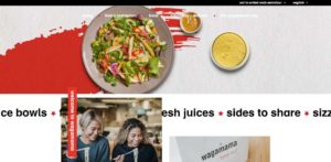 Wagamama's Homepage