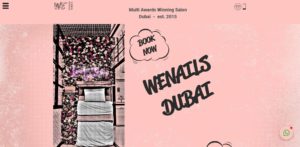 We Nails Homepage