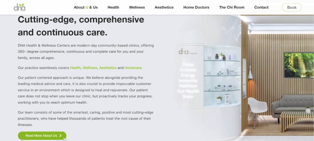DNA Health and Wellness Homepage