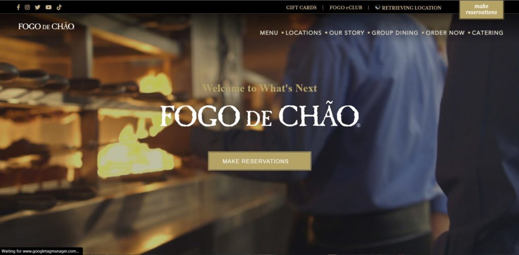 Fogo de Chao's Homepage