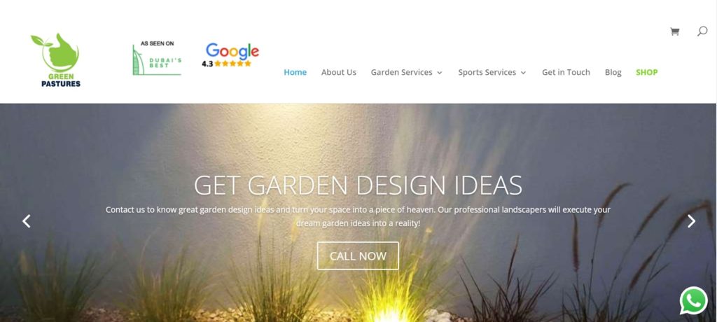 Green Pastures Landscaping's Homepage