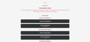 Kana Cafe's Homepage