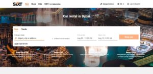SIXT's Homepage