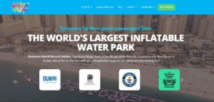 Bounce in the air at the AquaFun Waterpark