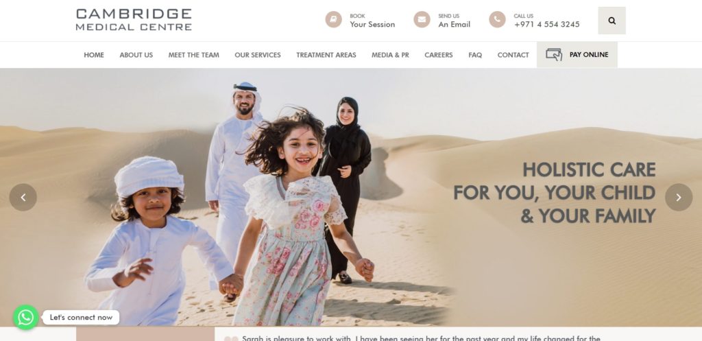 Cambridge Medical Center's Homepage