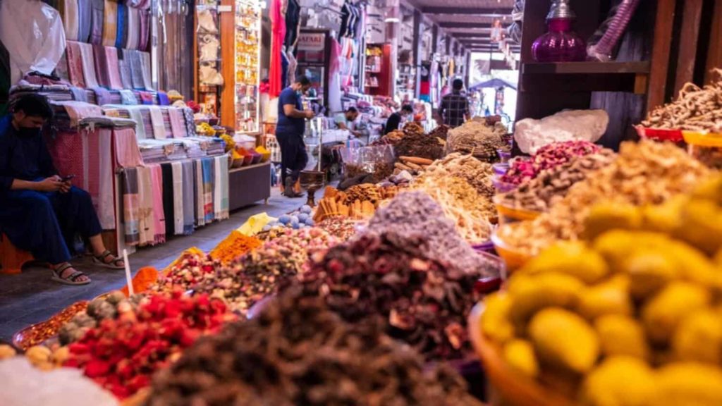 Check out the Variety of Spices at the Spice Souk