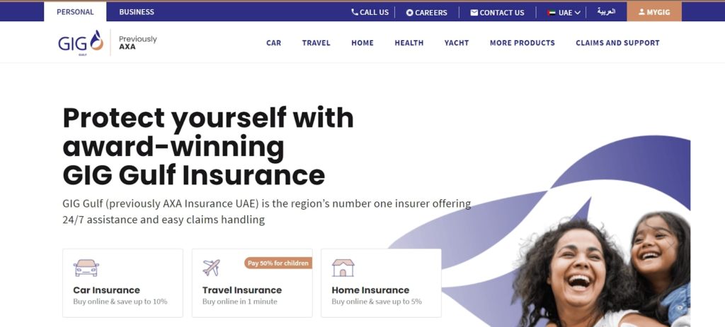 GIG Gulf Insurance's Homepage