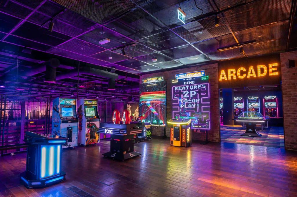 Have a Blast at an Arcade Bar with Classic Games