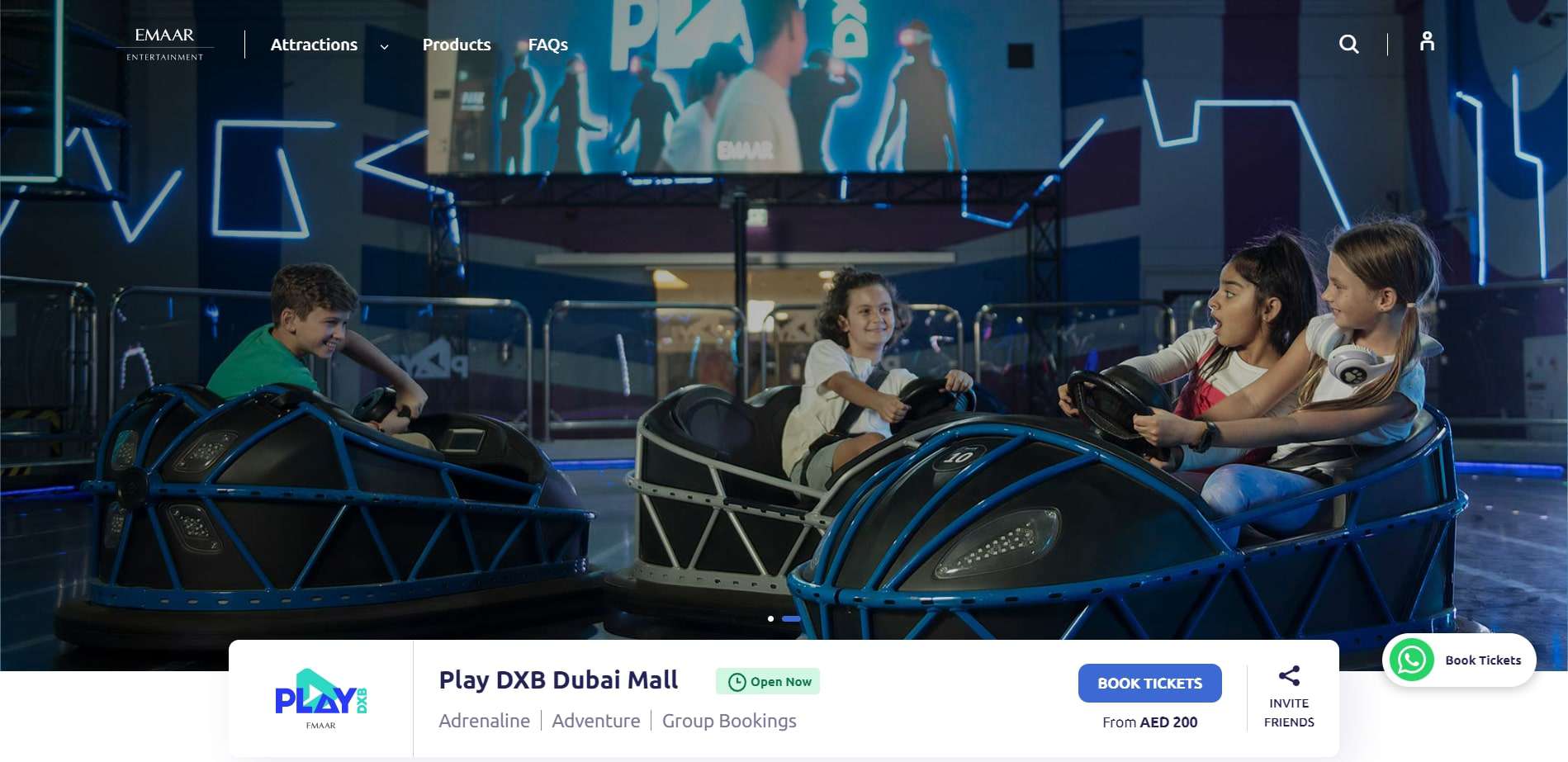 Play DXB's Homepage