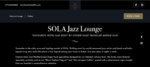 Sola Jazz Lounge's Homepage