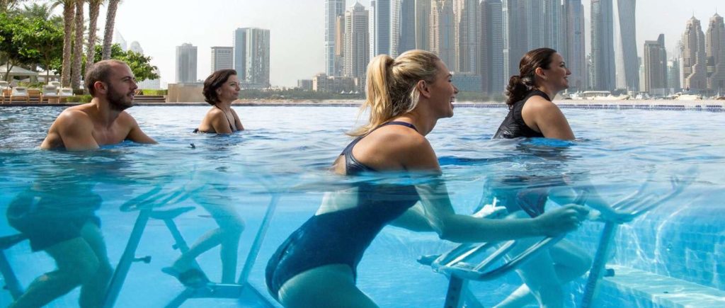Take on the Aqua Cycling Challenge at L'Atelier Aquafitness