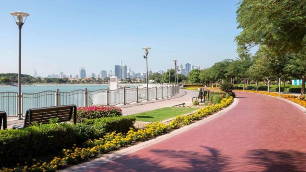 Al Barsha Pond Park Cycle Track