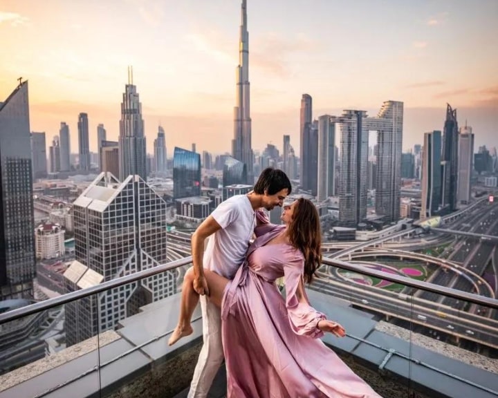 Experience sky romance at Burj Khalifa's observation decks