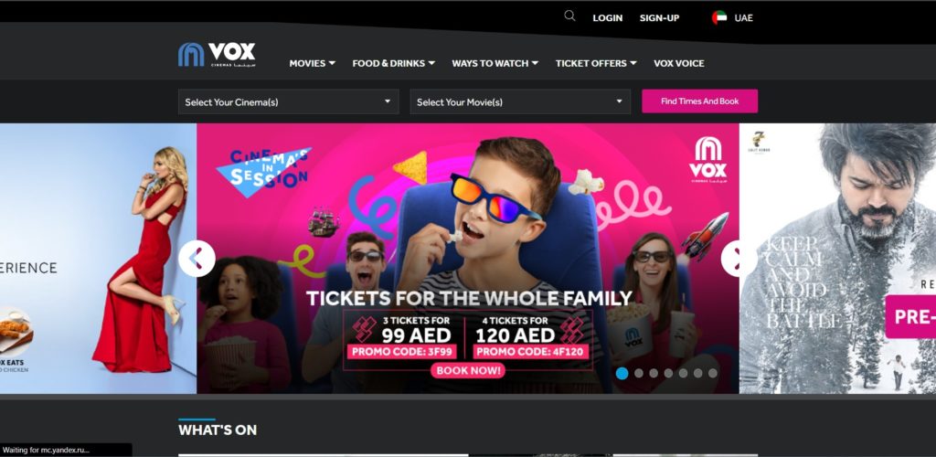 Megaplex Cineplex Grand Hyatt's Homepage