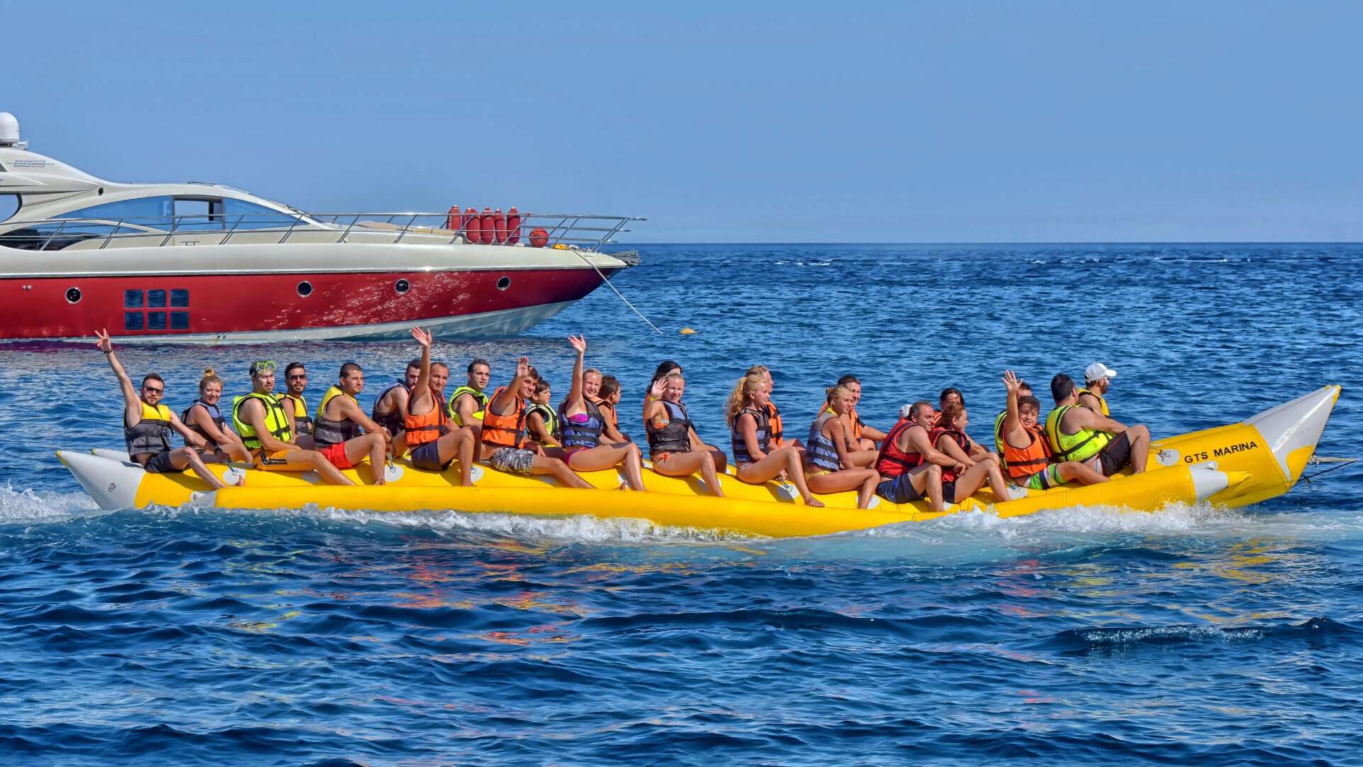 Ride the waves with Banana Boat