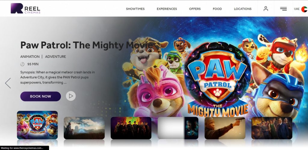 ScreenX by Reel Cinemas Homepage