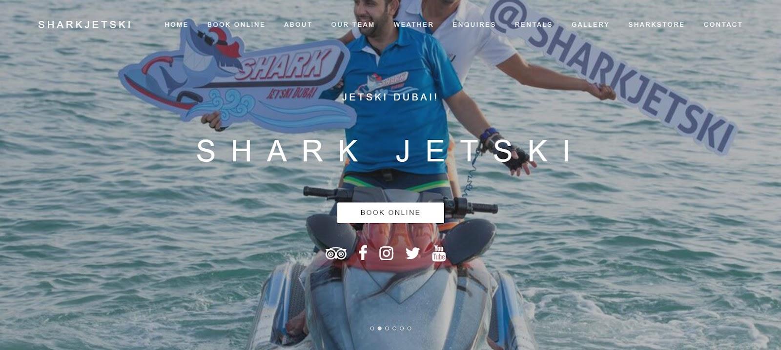 Swim like a Shark at Shark Jetski
