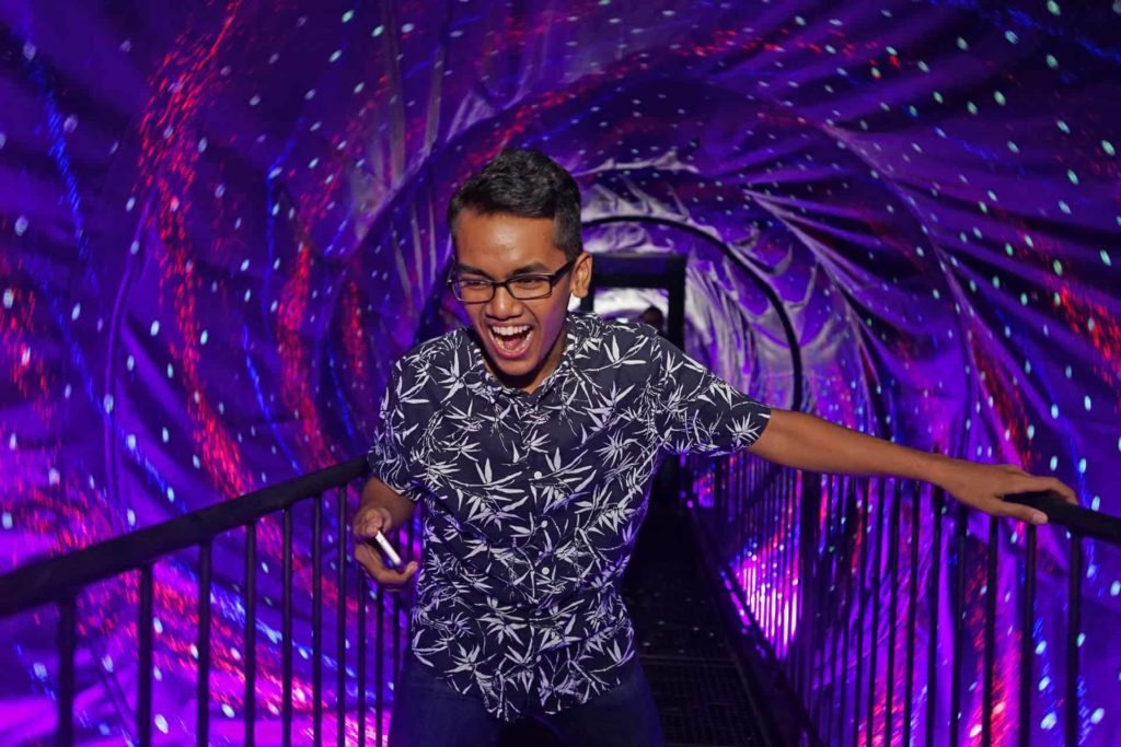 Test Your Balance at the Vortex Tunnel