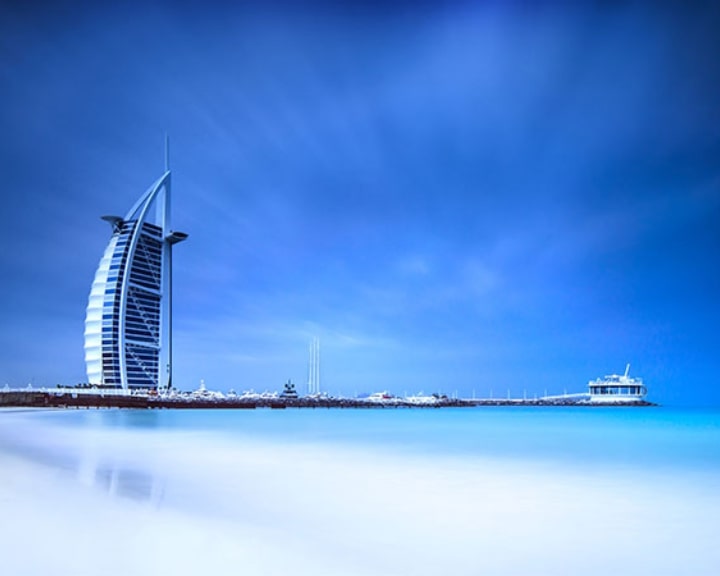 The design of the Burj Al Arab was inspired by the sail of a dhow