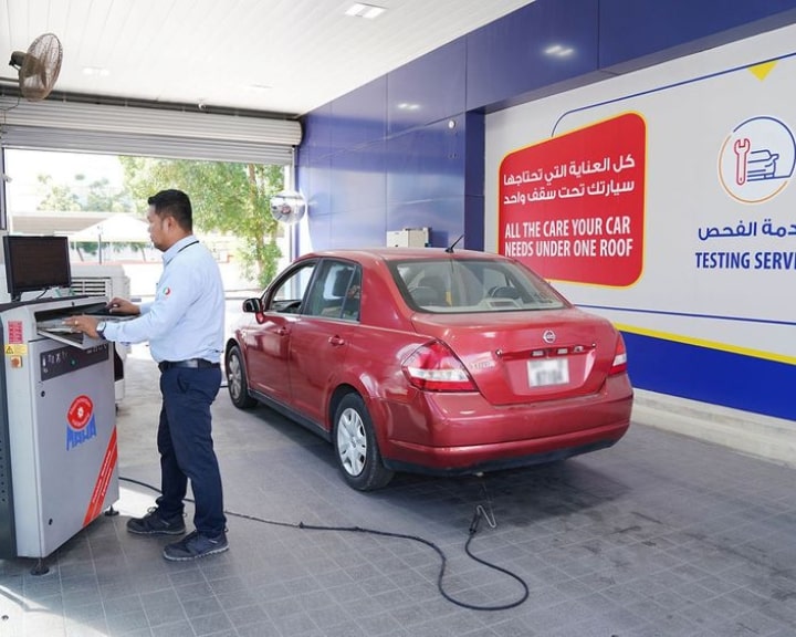 Undergo a vehicle inspection (if required)