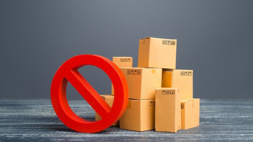 Don’t Bring Prohibited Items