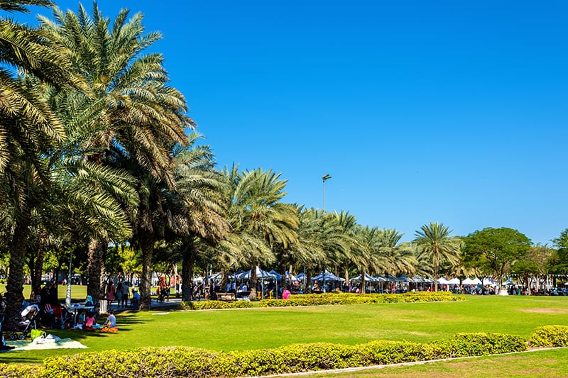 Relax at the Gardens in Zabeel Park