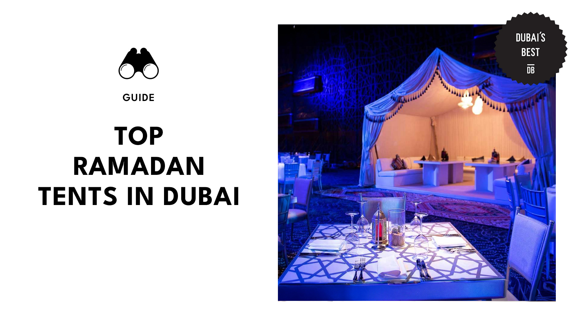 Best Ramadan Tents in Dubai