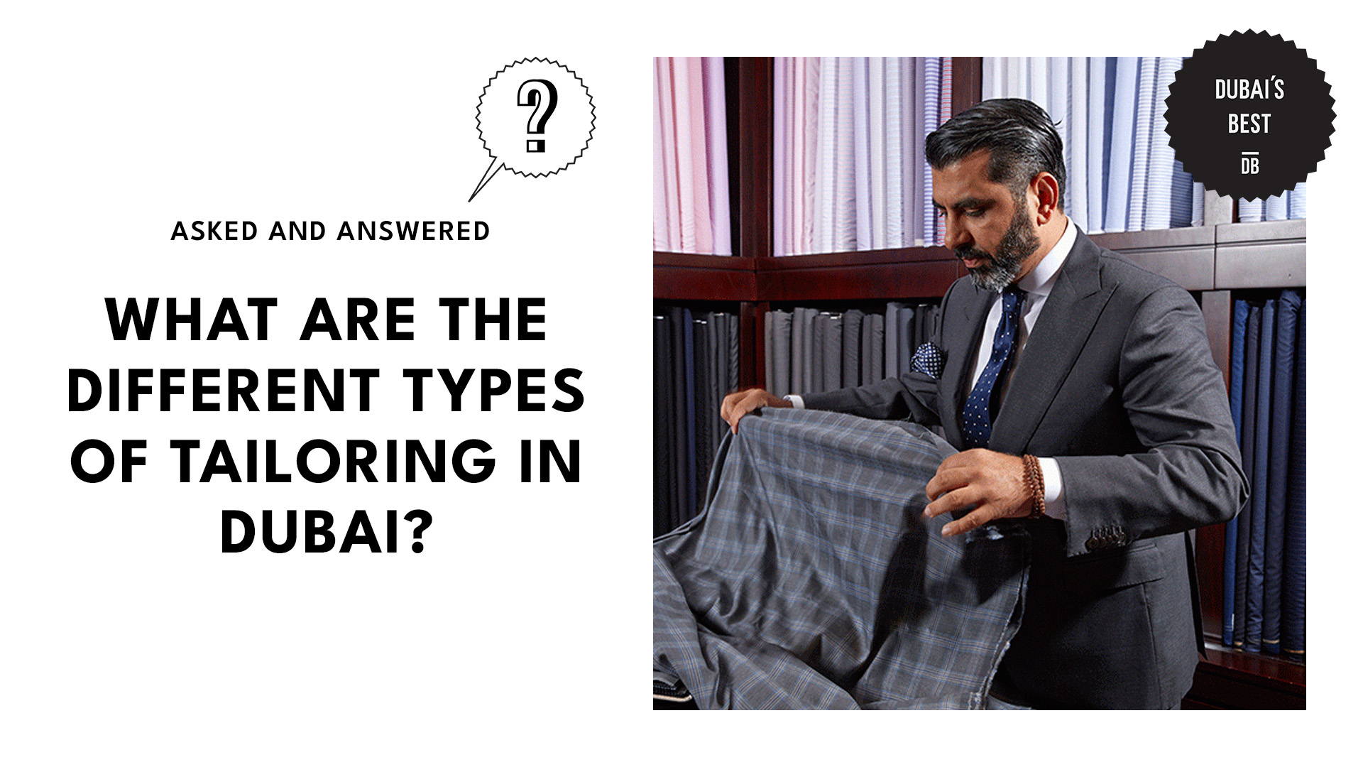 Different Types of Tailoring in Dubai