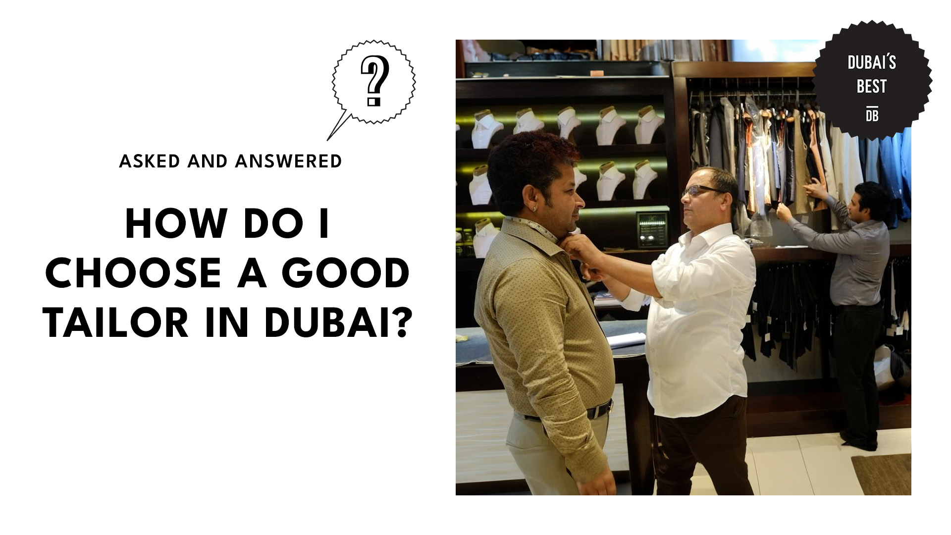 How to Choose a Good Tailor in Dubai