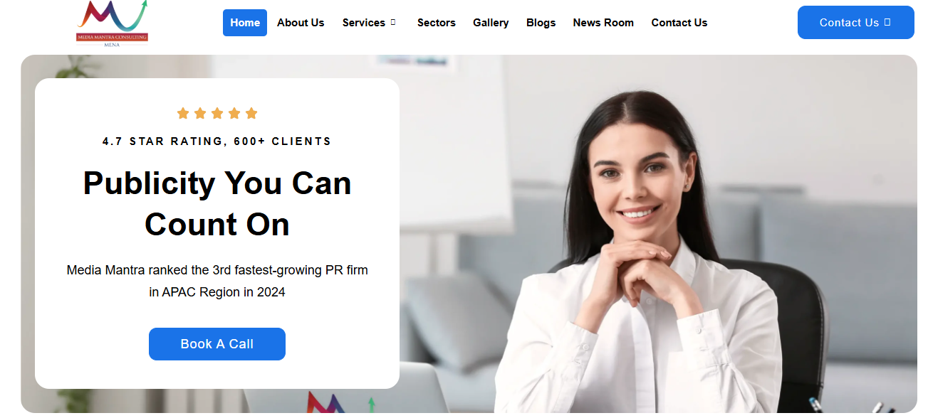 media mantra consulting homepage